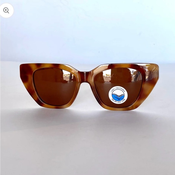 I Sea Sienna Brown Tortoise Shell Cateye Sunglasses - Picture 1 of 9